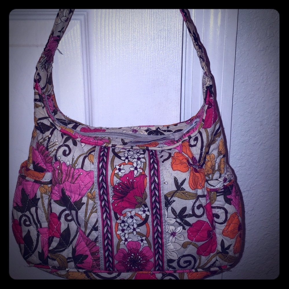 Vera Bradley floral shoulder purse